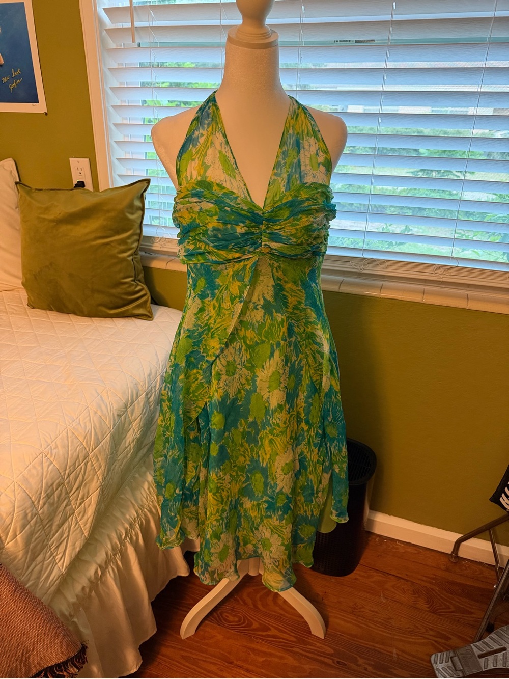 Y2K Style Donna Rico Halter Dress Size 8